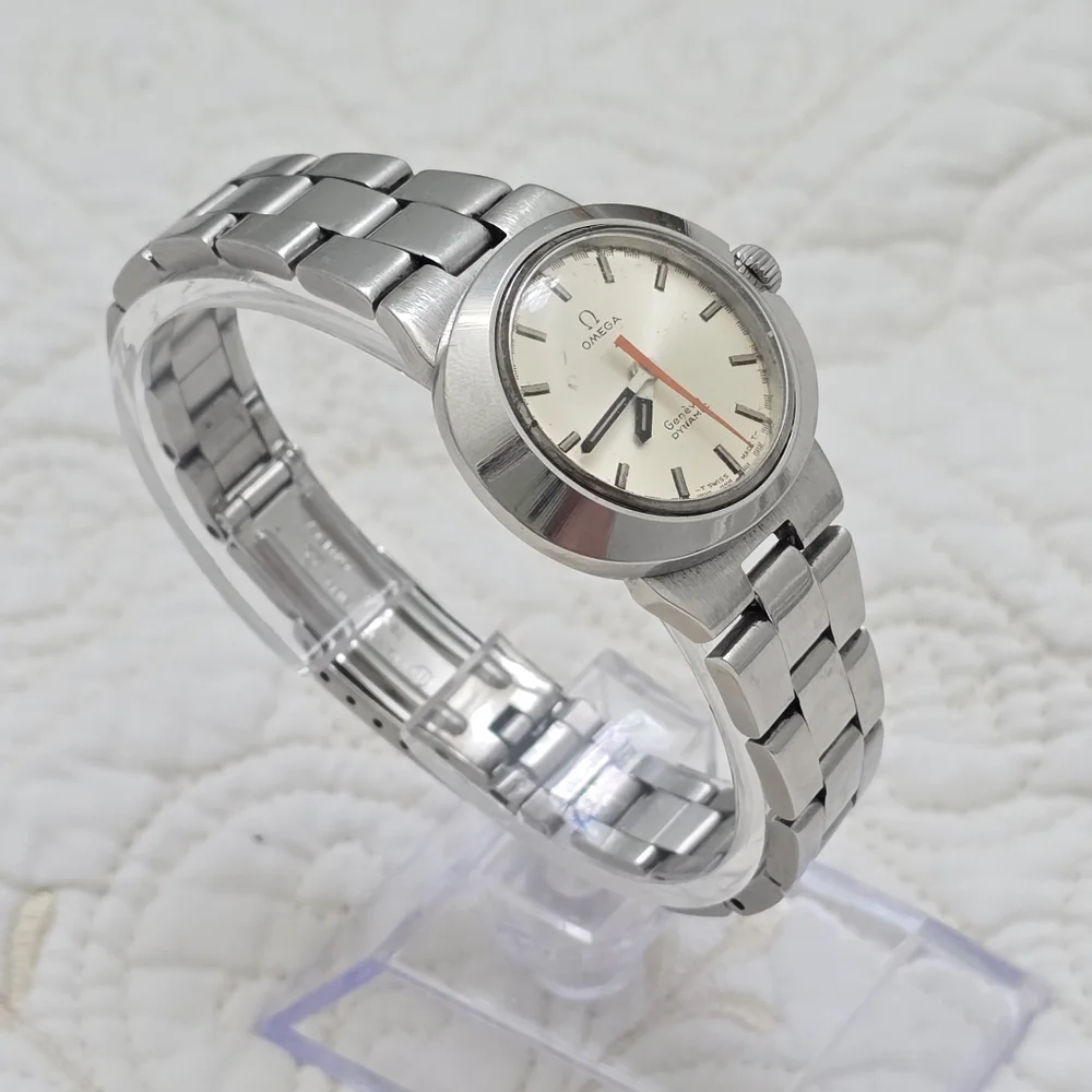 Vintage Omega Dynamic Ladies Watch Automatic Movement Tool 102 Stainless Steel
